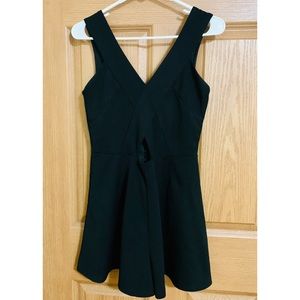 Charlotte Russe Black Cutout Romper